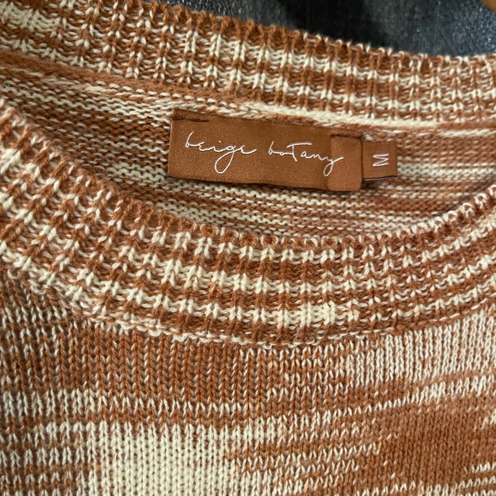 Rust Long Sleeved Sweater Dress - Picture 3 of 3